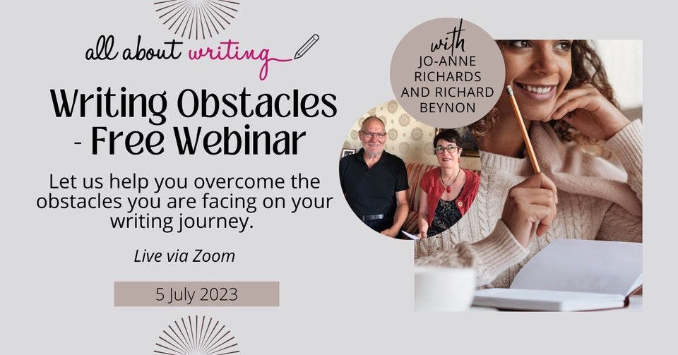 Free Webinar On Overcoming Your Writing Obstacles