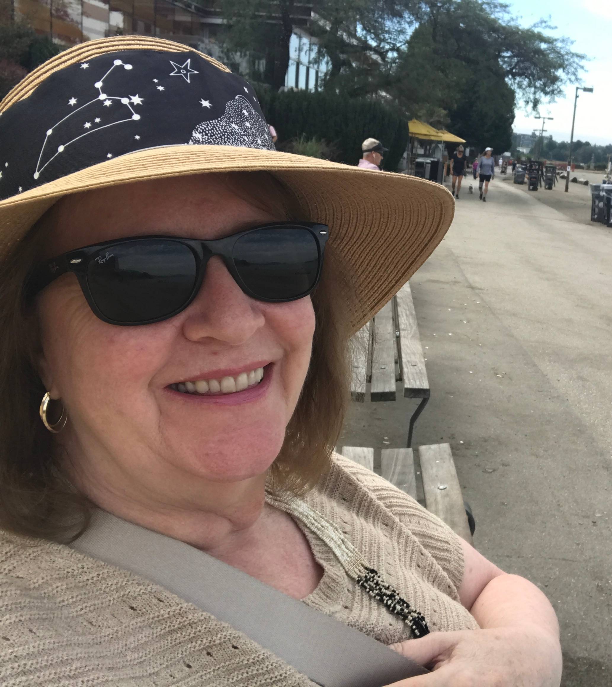 Alison at the beach