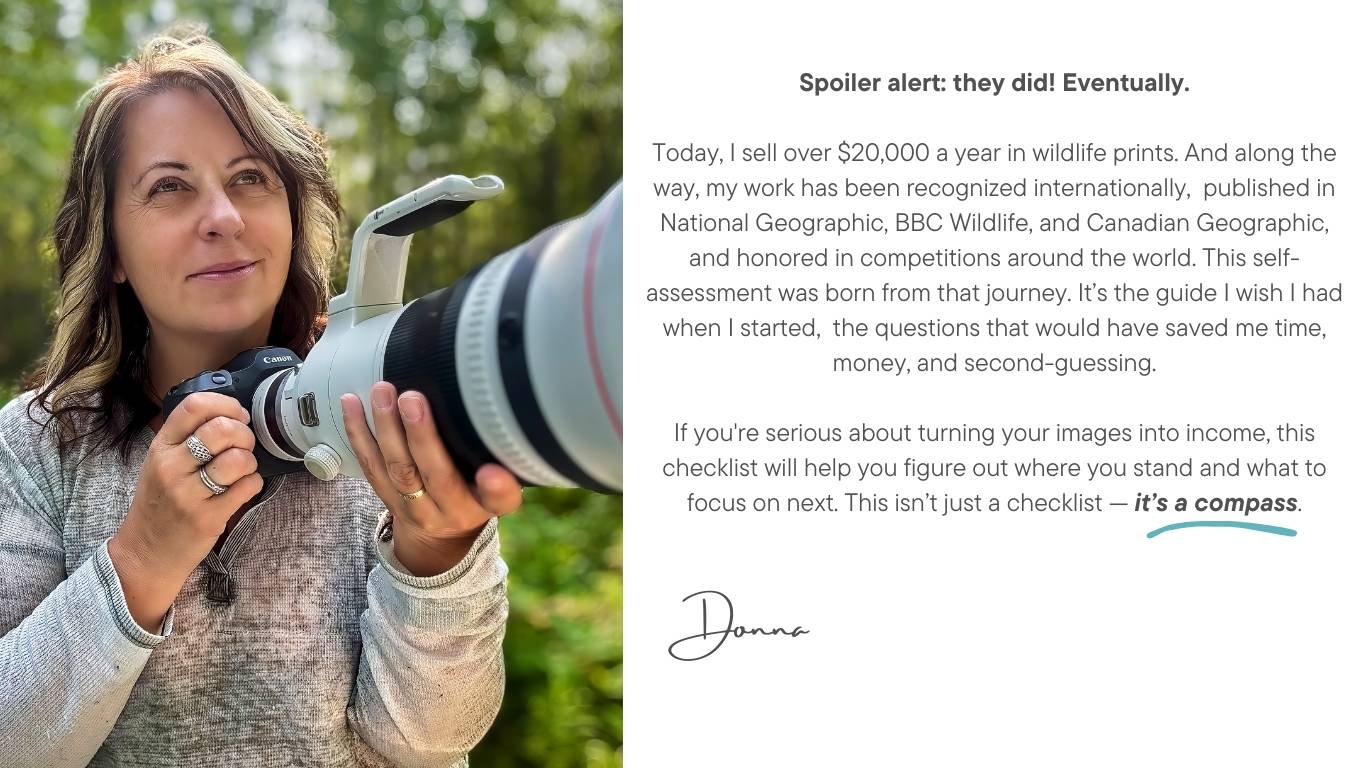 Photo of Donna Feledichuk Wildlife Photographer