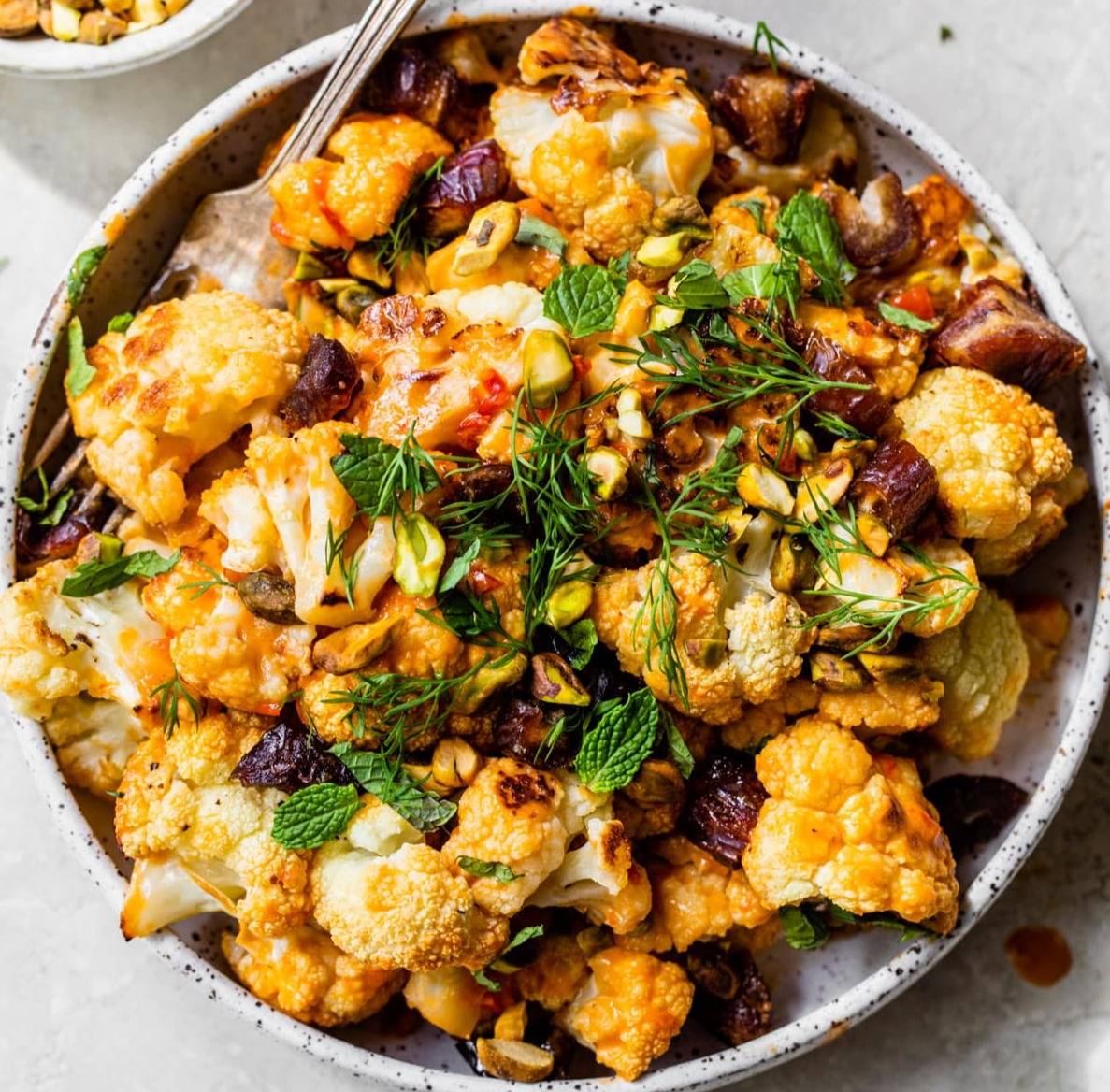 Harissa Tahini Cauliflower