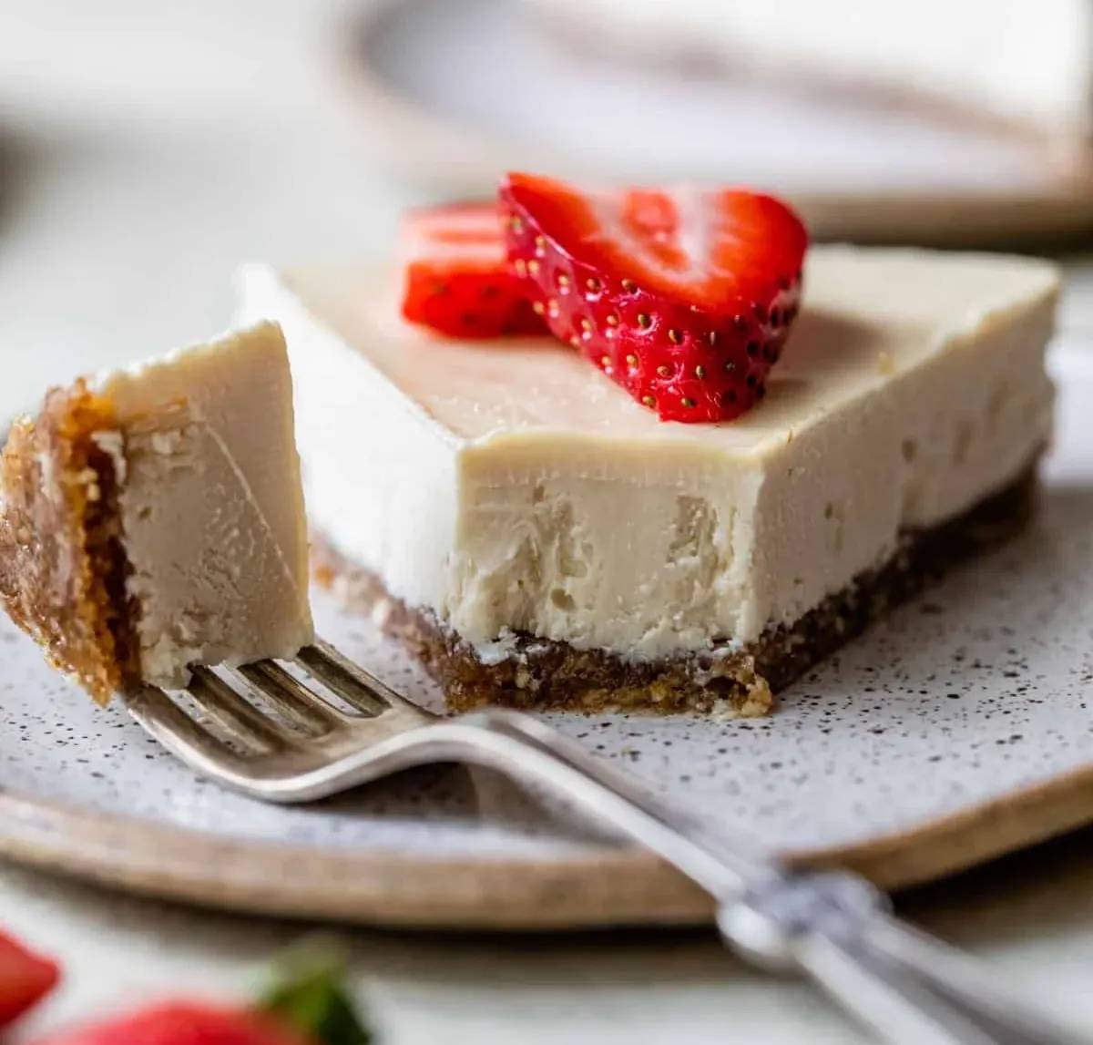 No Bake Cottage Cheese Cheesecake