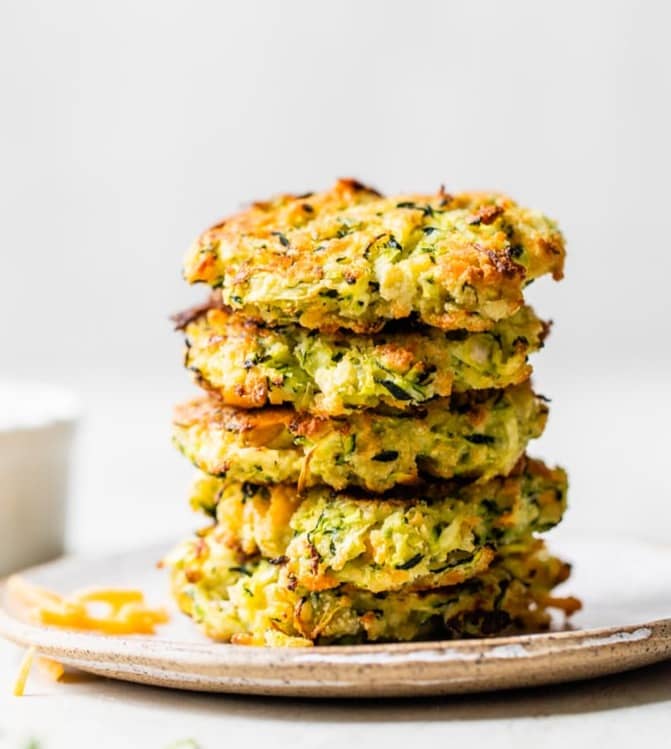 Baked Zucchini Fritters