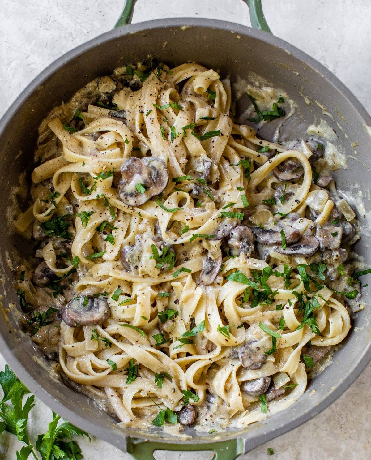 Vegan Mushroom Pasta