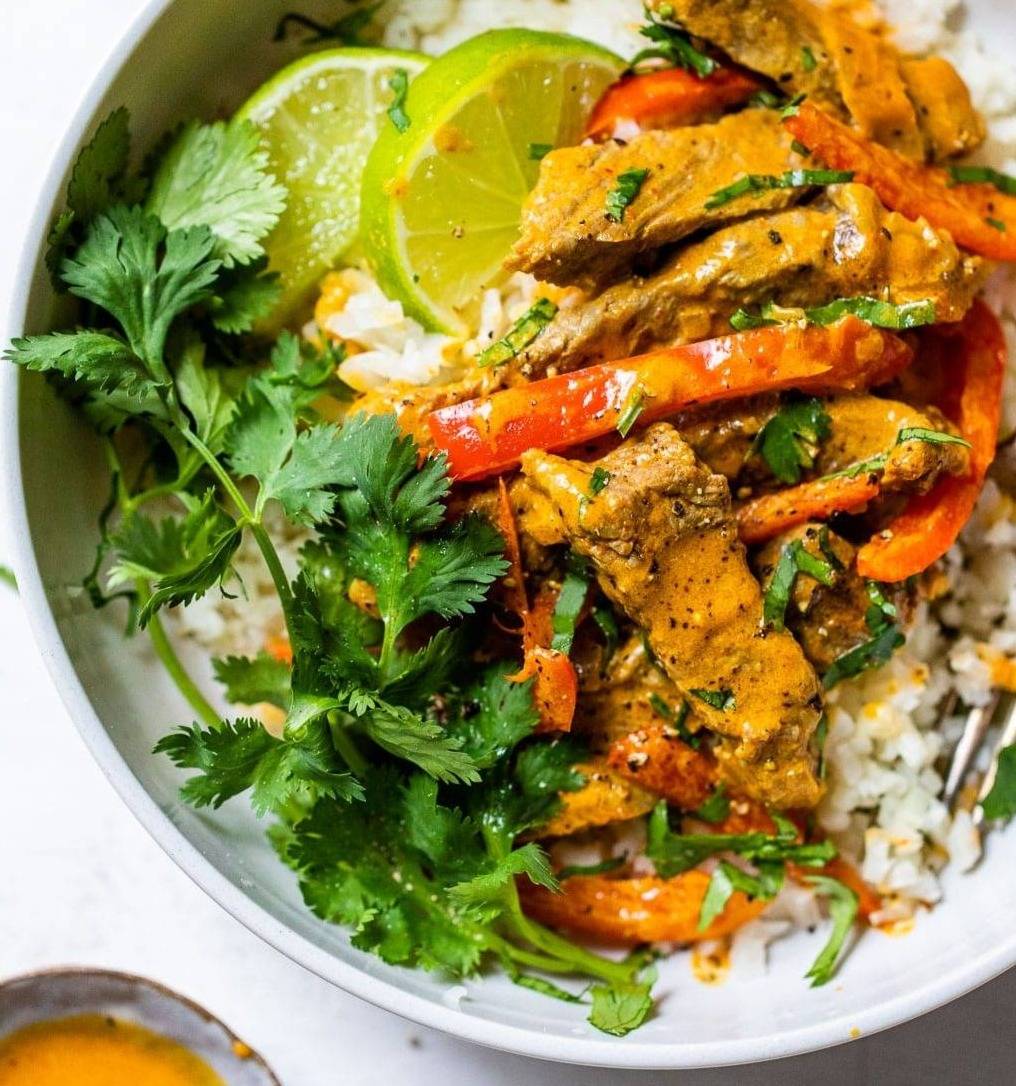 Healthy Curry Beef Bowl
