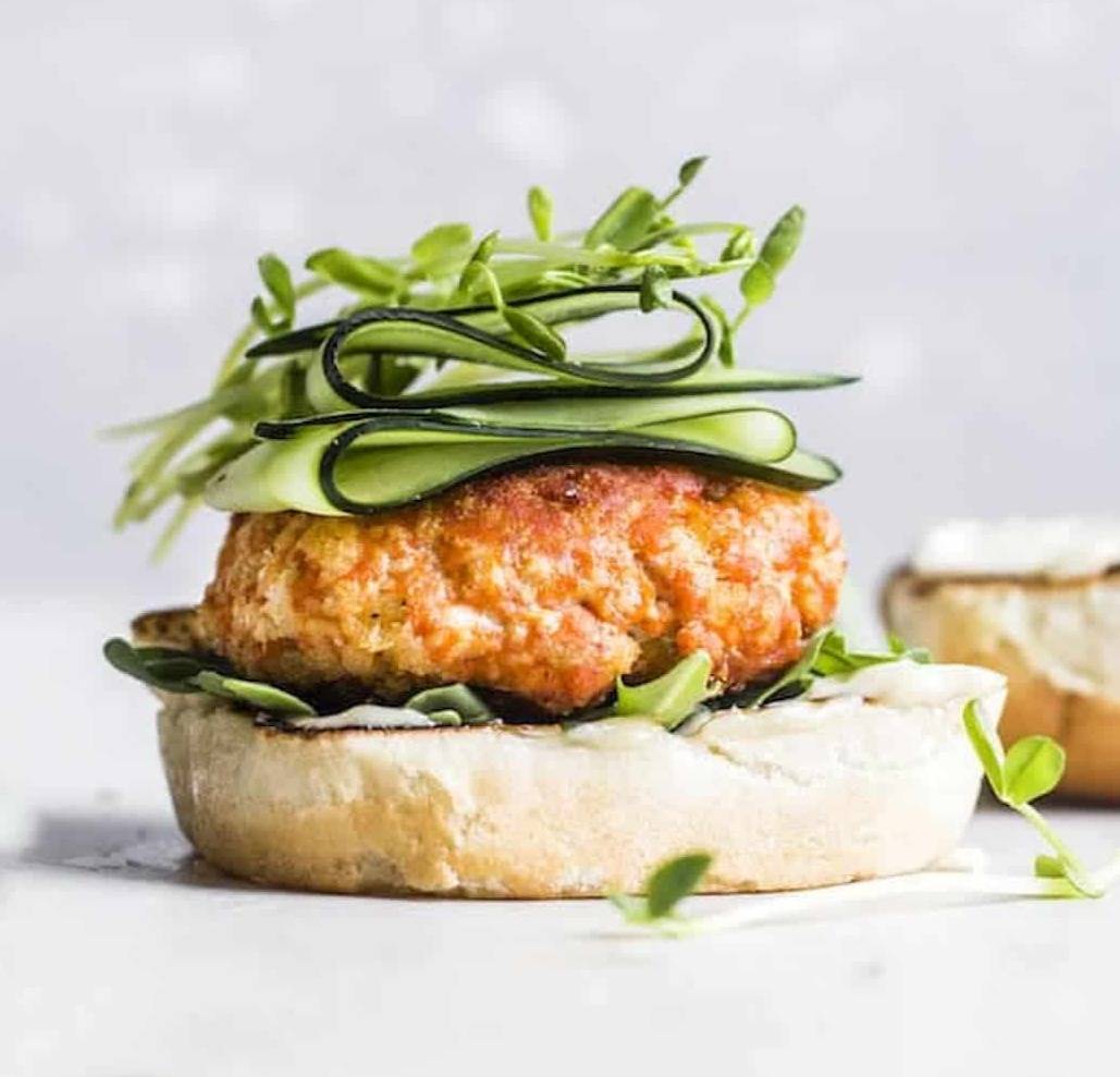 Pan-Seared Salmon Burgers