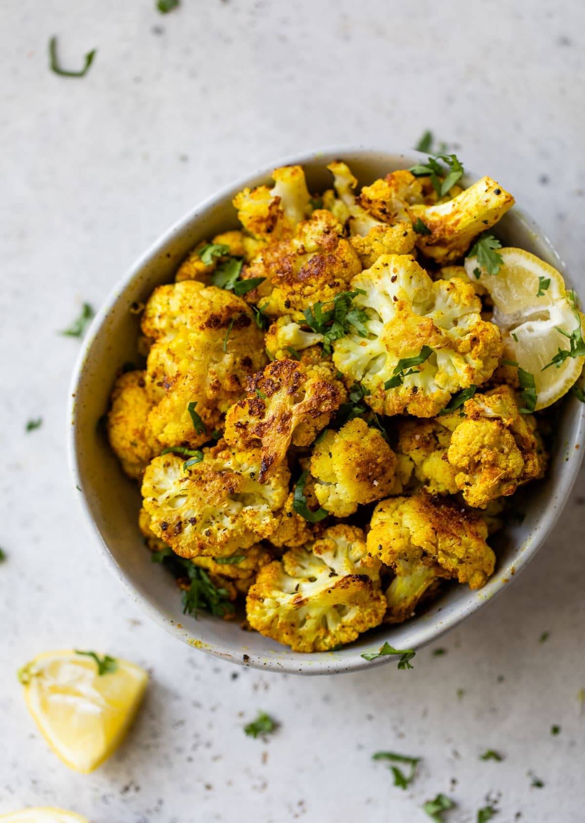 Curry Roasted Cauliflower