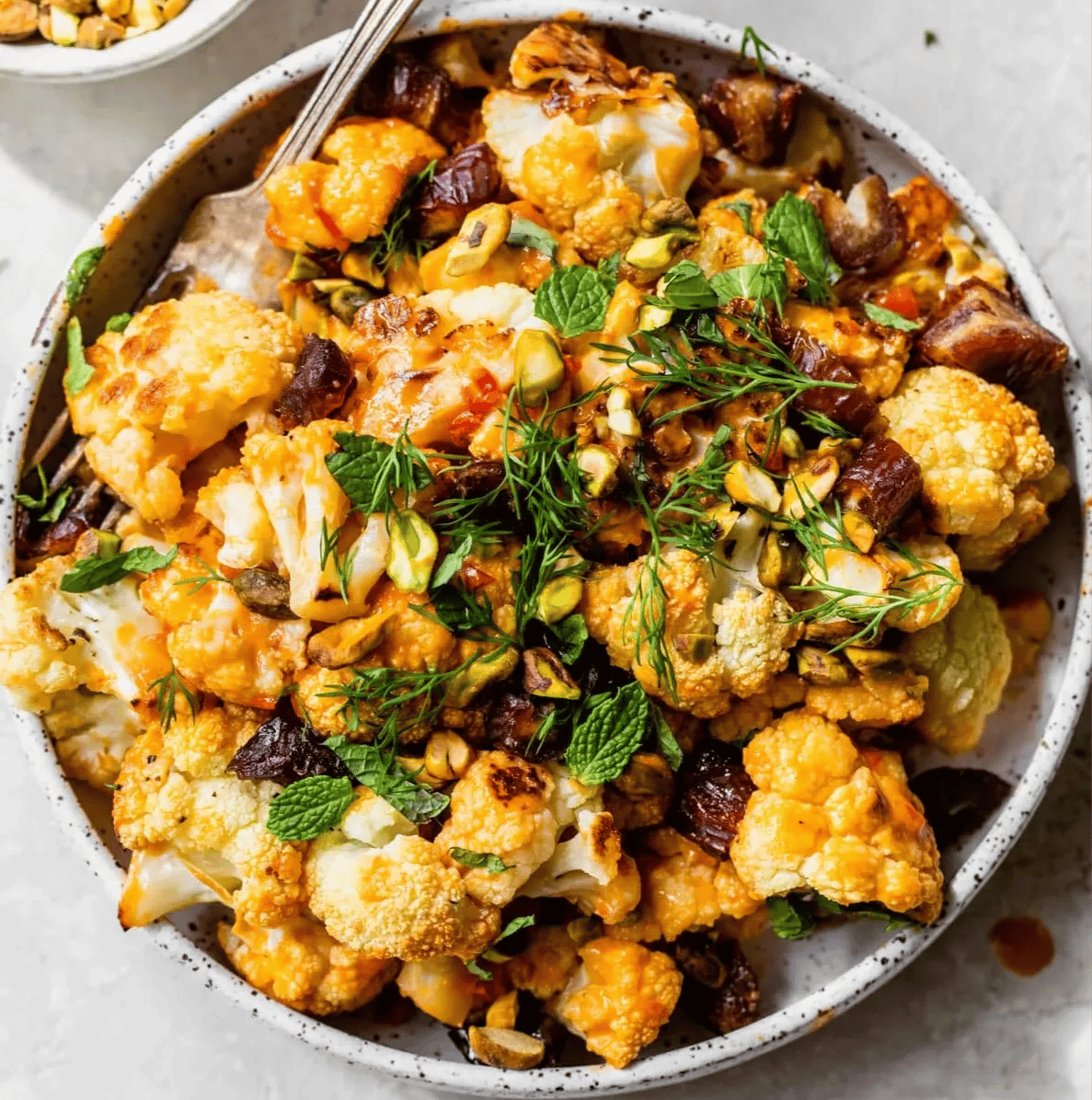 Harissa Tahini Cauliflower