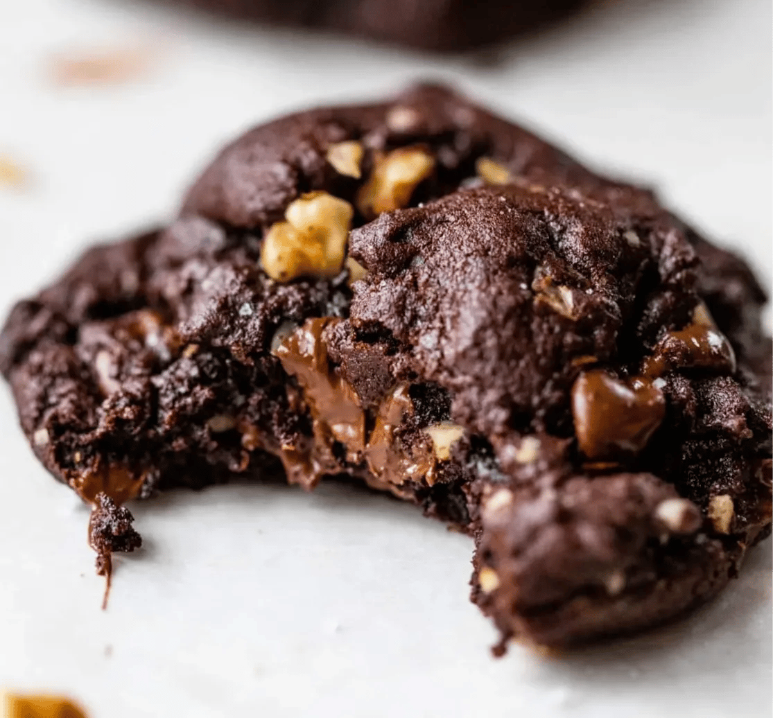 Chocolate Walnut Cookies
