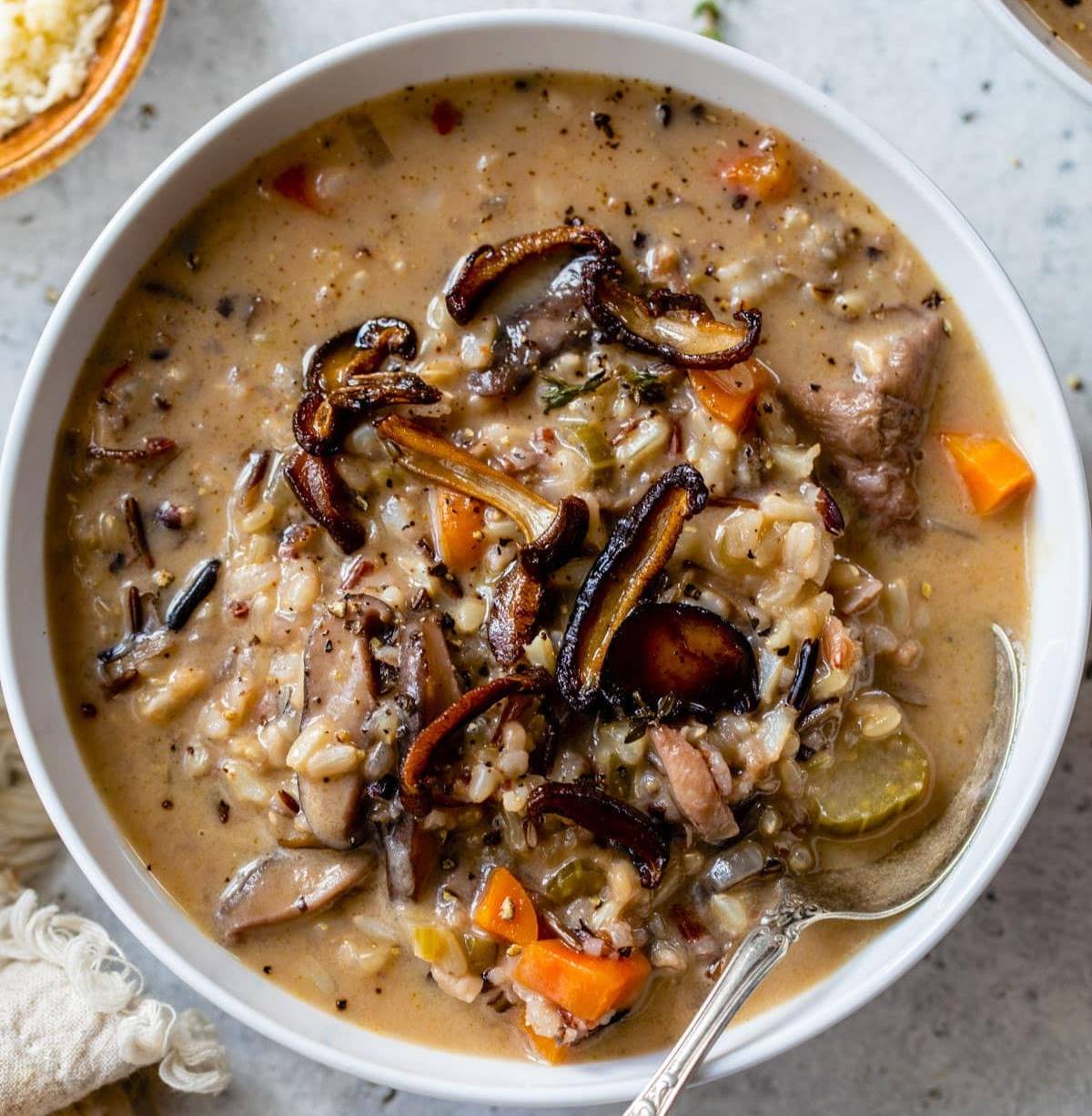Instant Pot Wild Rice Soup