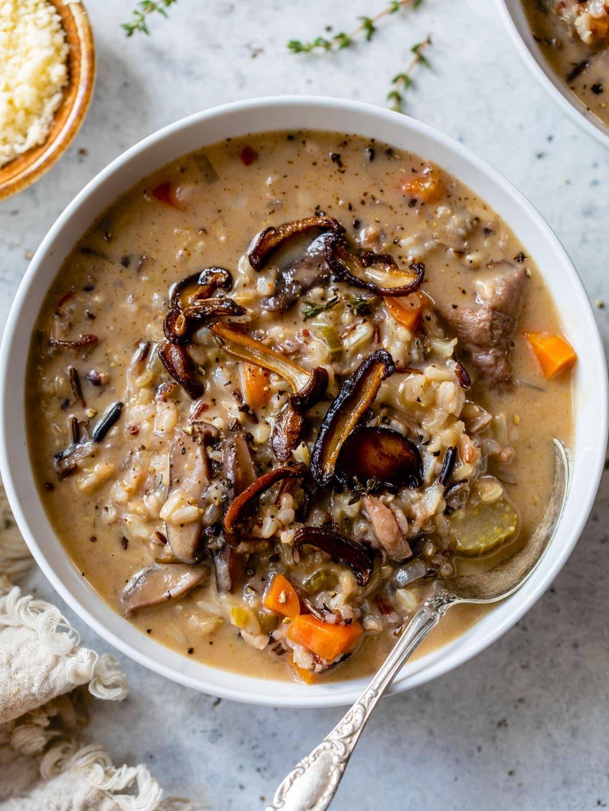 Instant Pot Wild Rice Soup