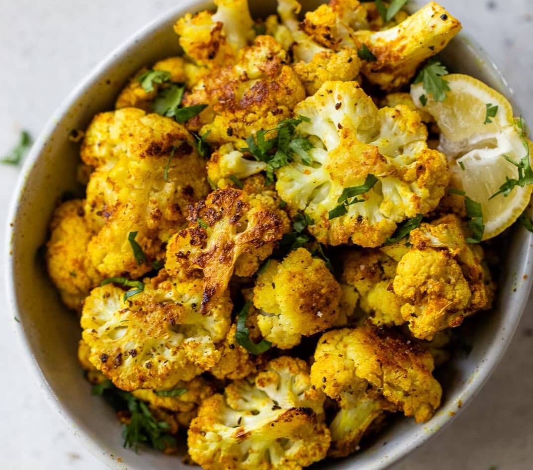 Curry Roasted Cauliflower