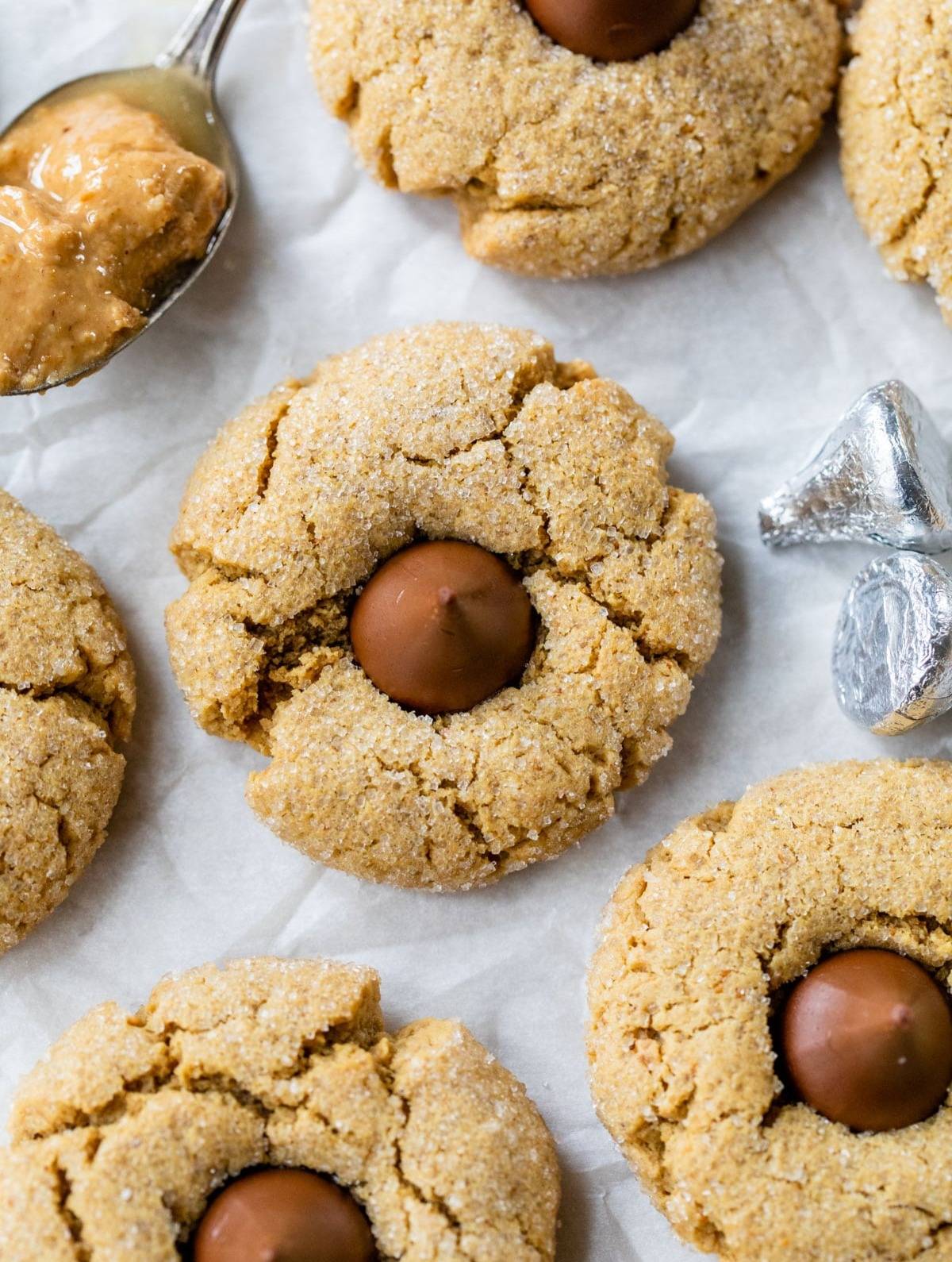 Gluten Free Peanut Butter Blossoms