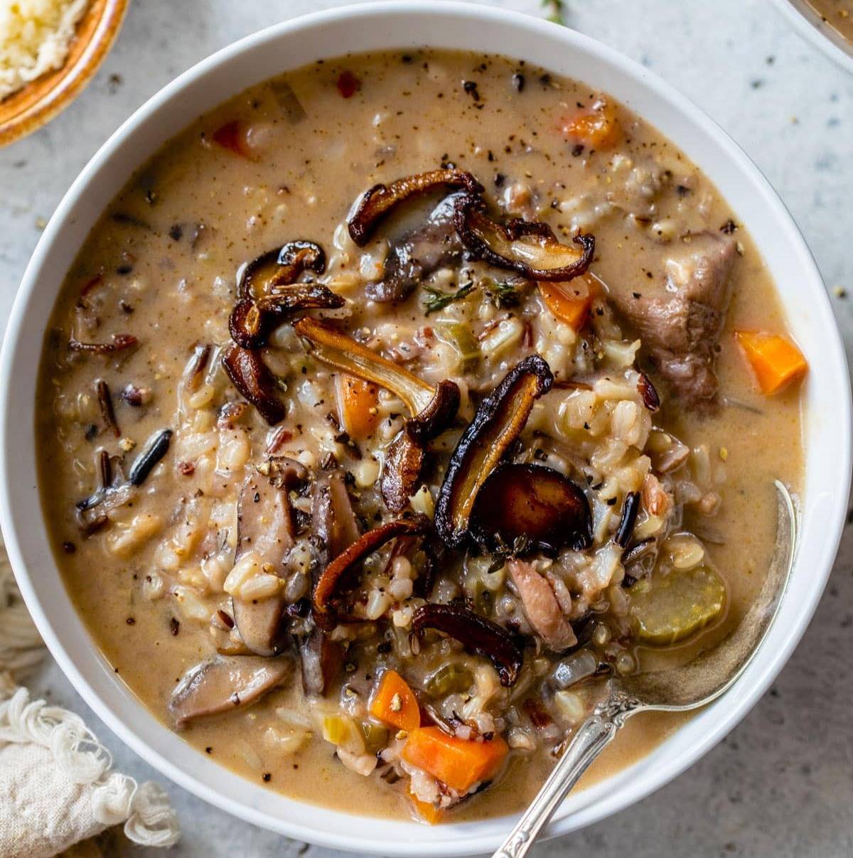 Instant Pot Wild Rice Soup