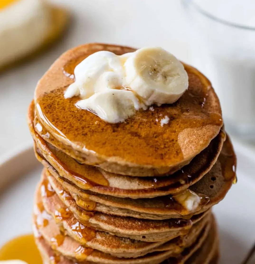 Banana Yogurt Pancakes