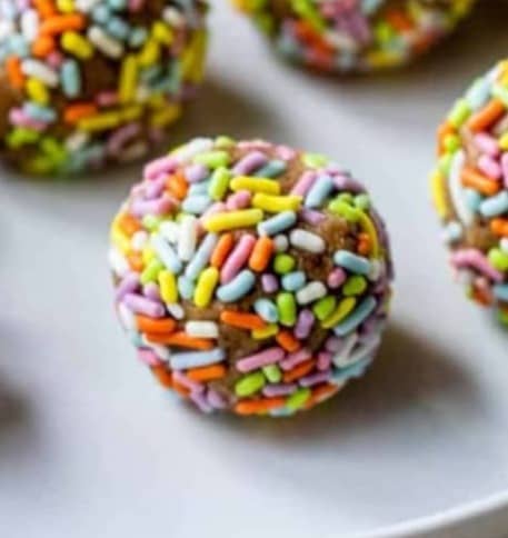 No Bake Birthday Cake Balls