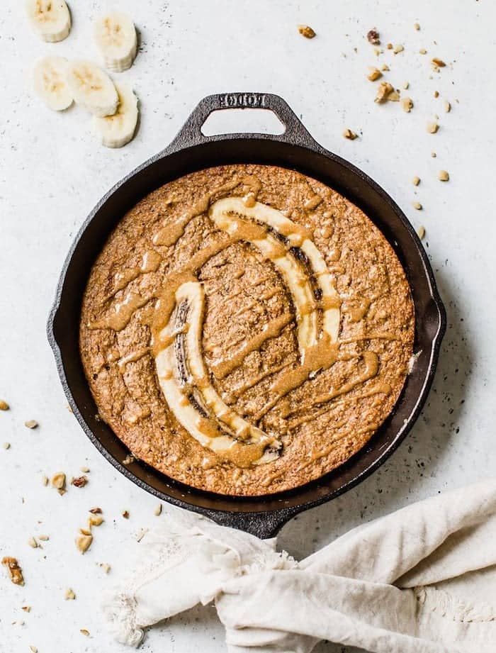 Paleo Skillet Banana Bread