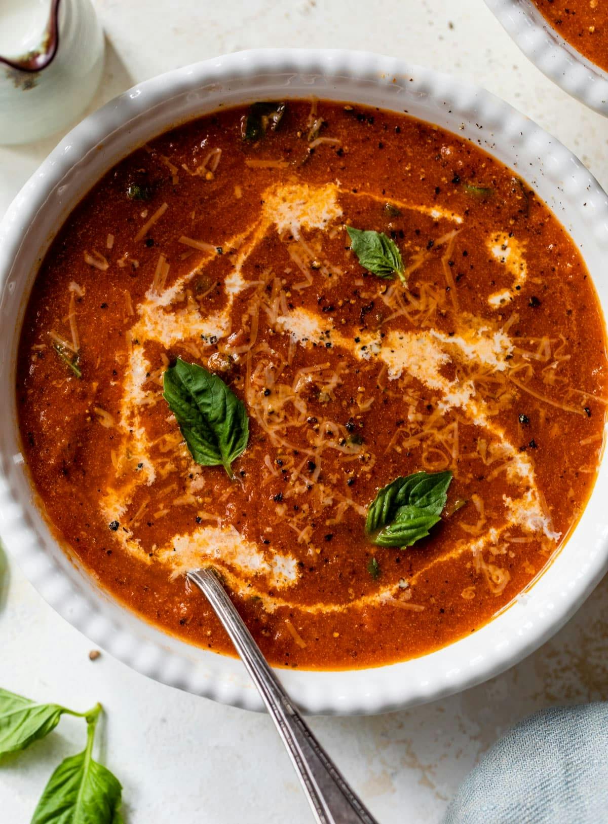 Creamy Tomato Basil Soup