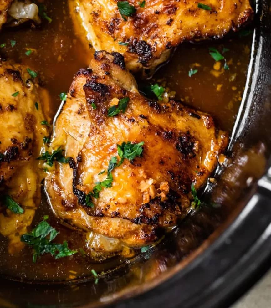 Slow Cooker Chicken Thighs