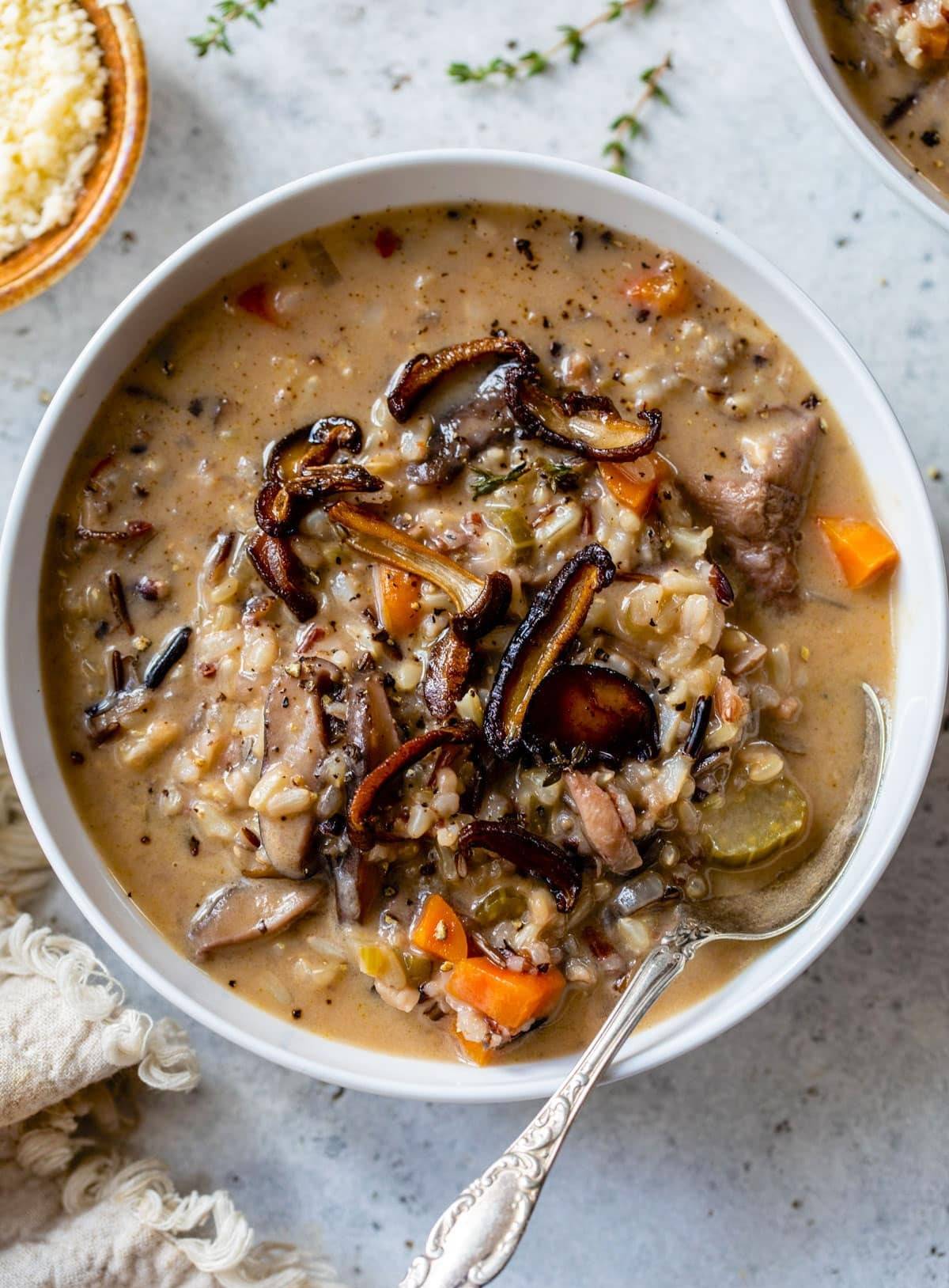 Instant Pot Wild Rice Soup