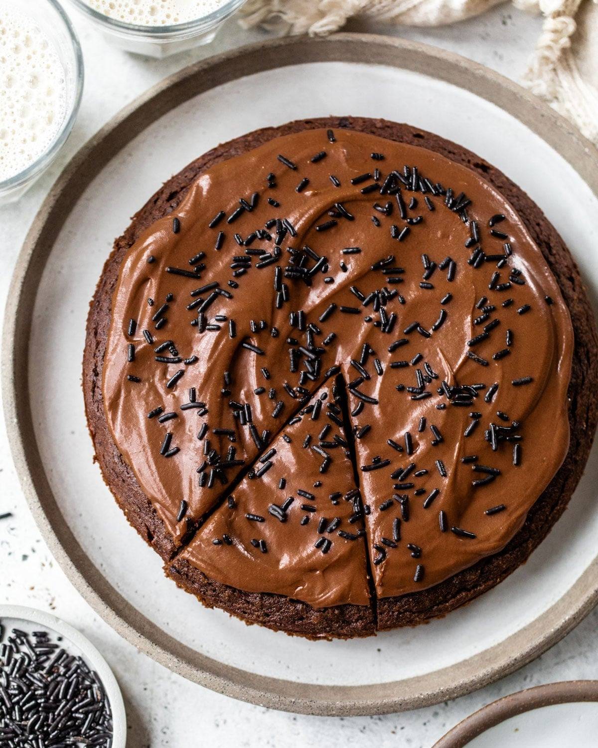 Coconut Flour Chocolate Cake