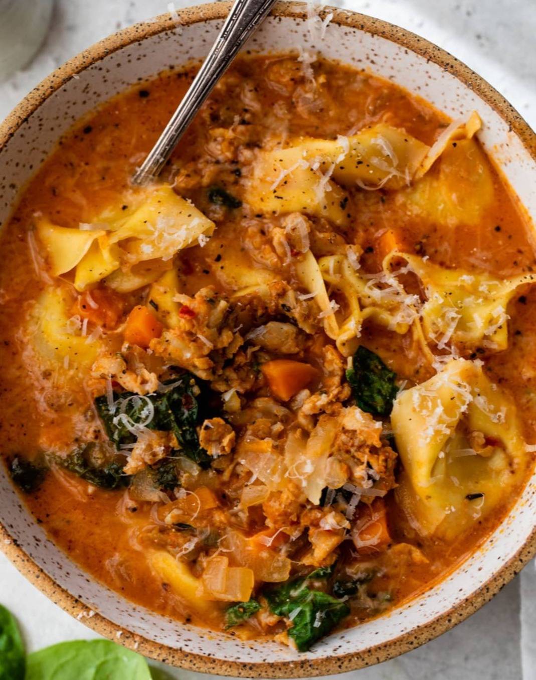 Sausage Tortellini Soup