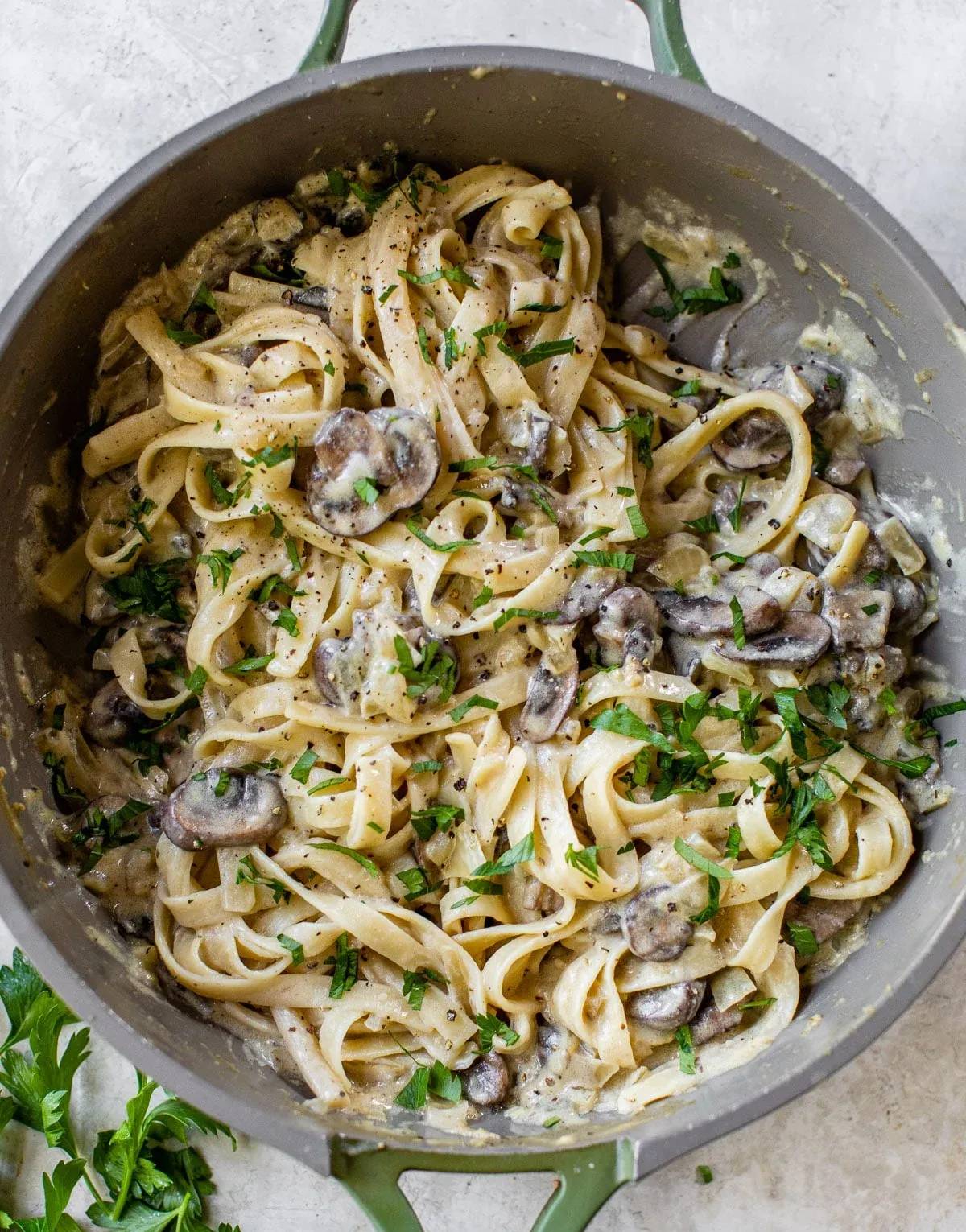 Vegan Mushroom Pasta