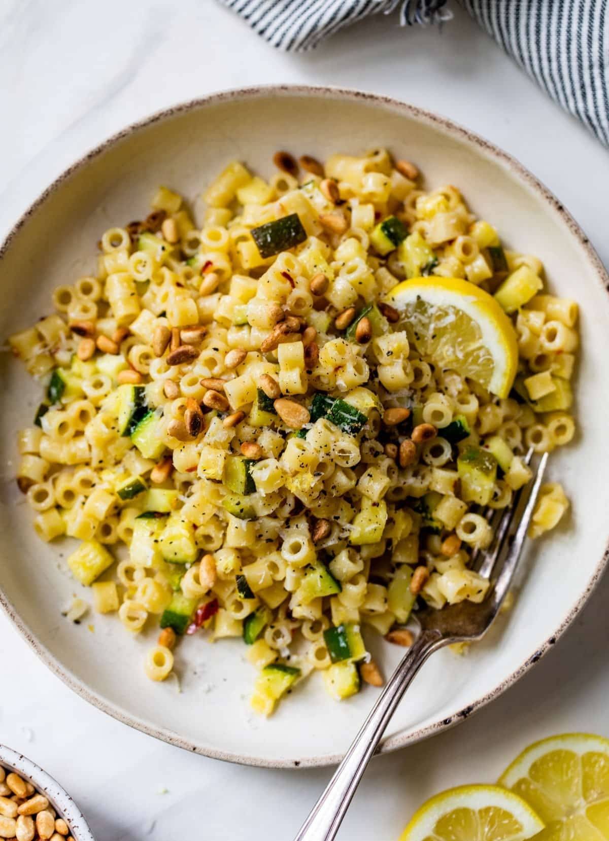 Lemon Zucchini Pasta