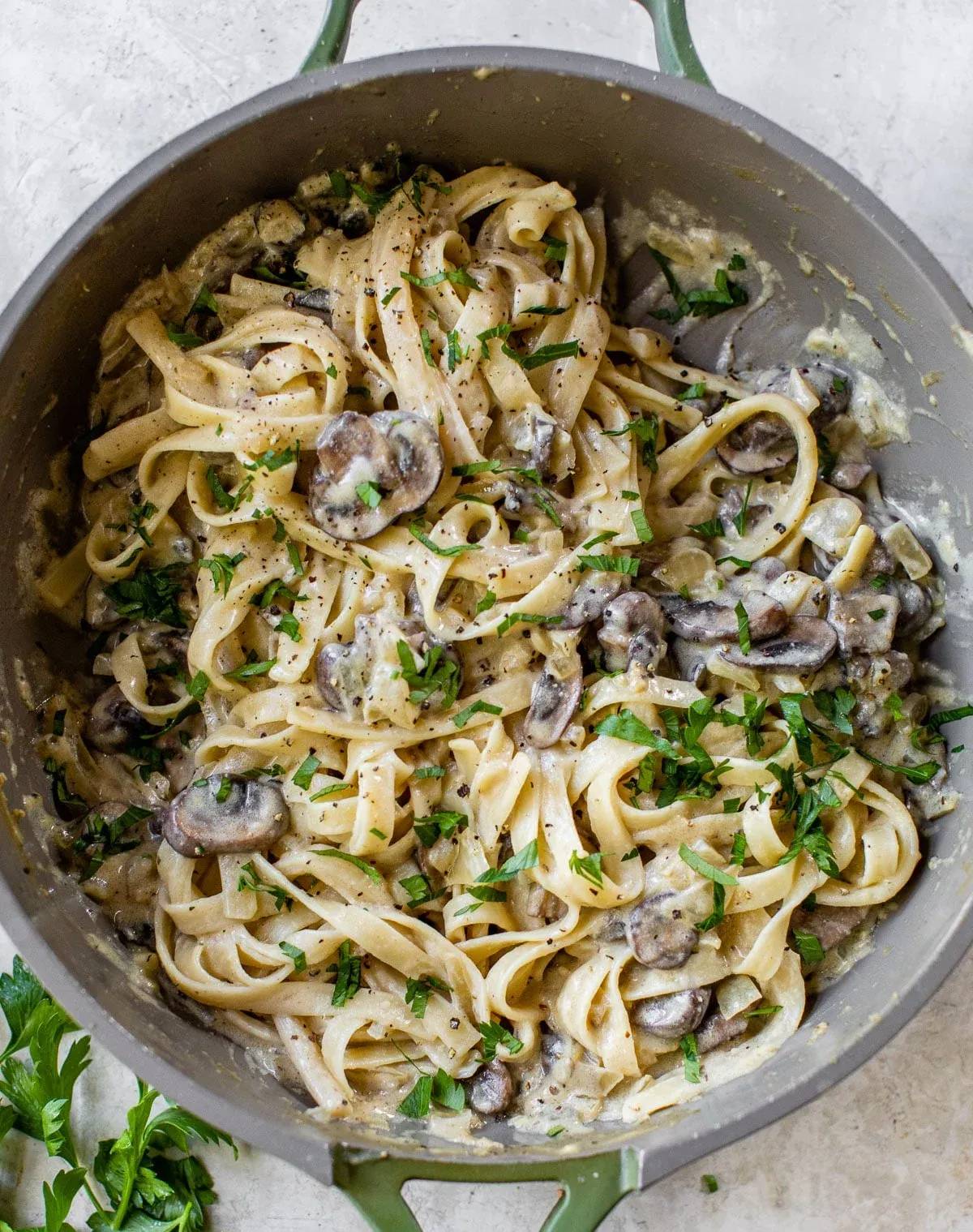 Vegan Mushroom Pasta
