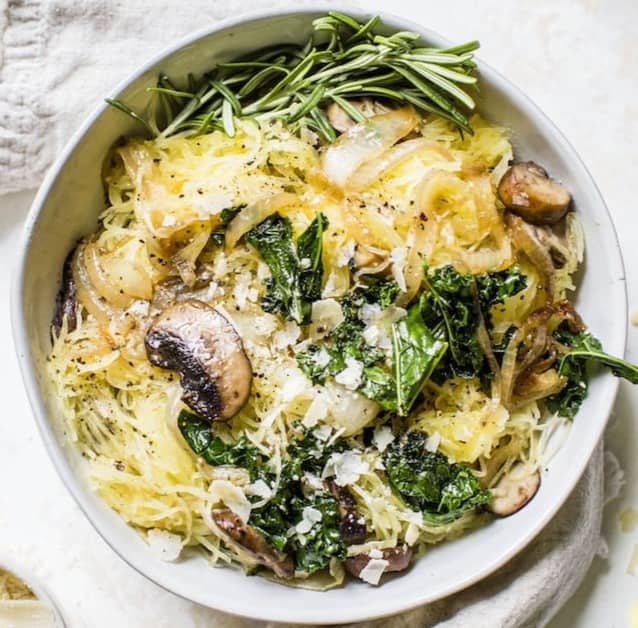 Caramelized Onion Spaghetti Squash