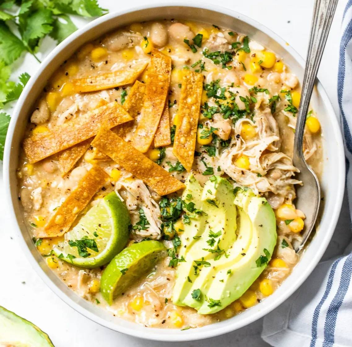 Instant Pot White Chicken Chili