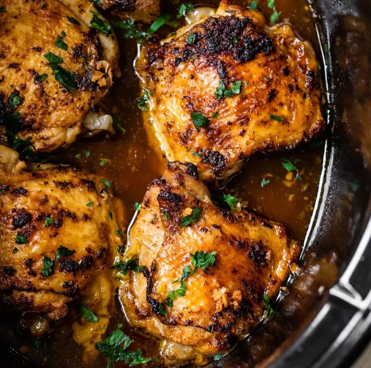 Slow Cooker Chicken Thighs