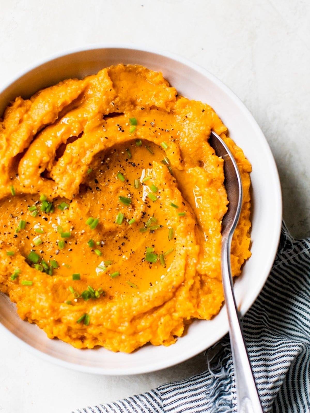 Savory Mashed Sweet Potatoes