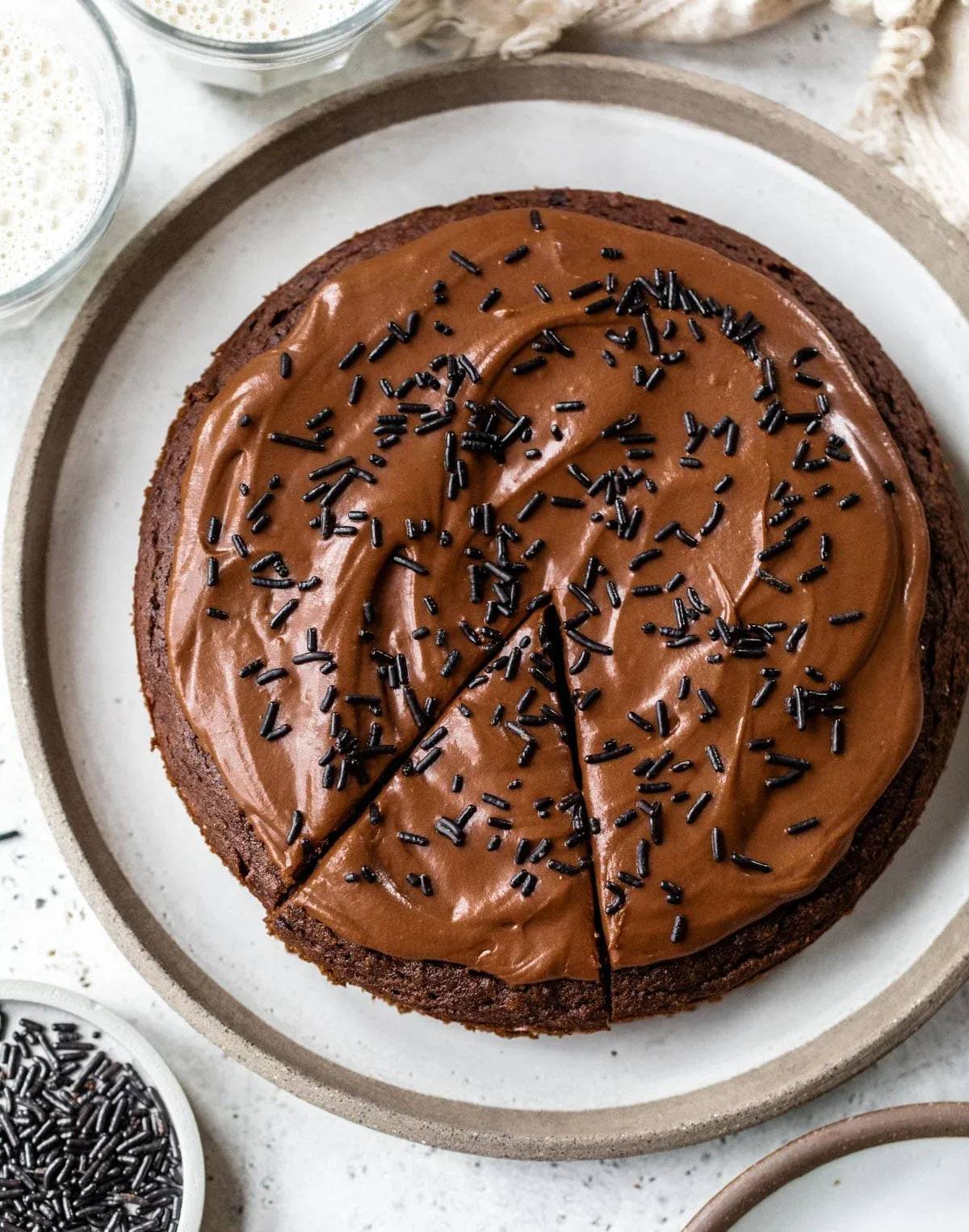 Coconut Flour Chocolate Cake