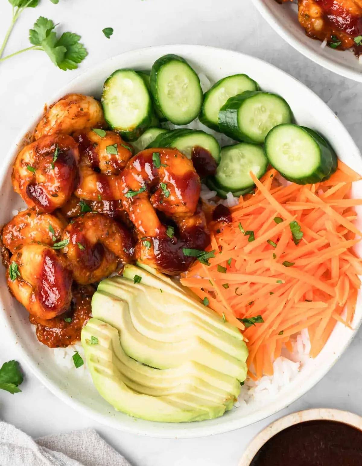 BBQ Shrimp Bowls