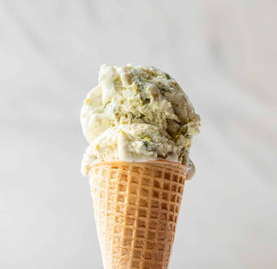 No Churn Pistachio Ice Cream