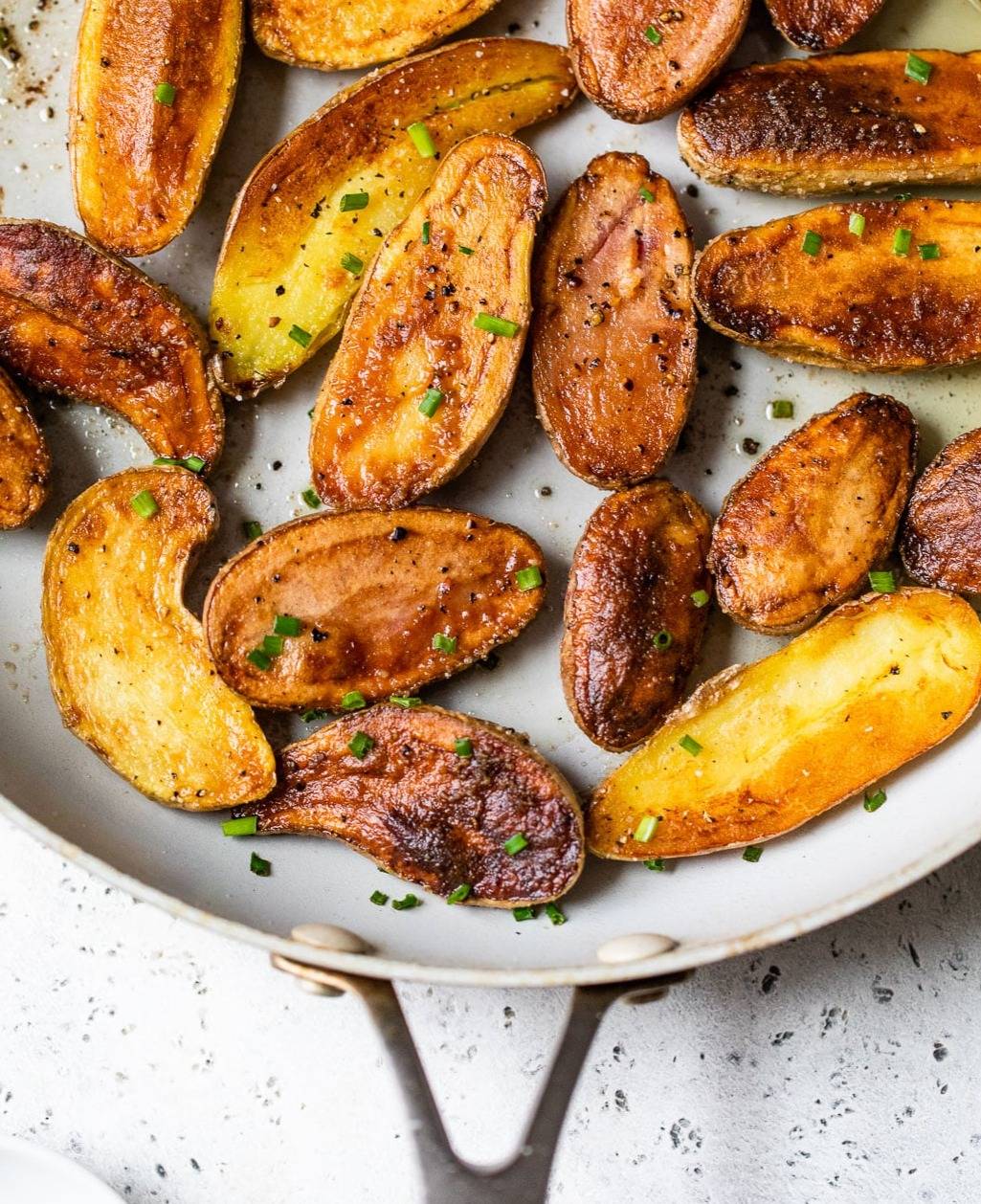 Skillet Roasted Fingerling Potatoes