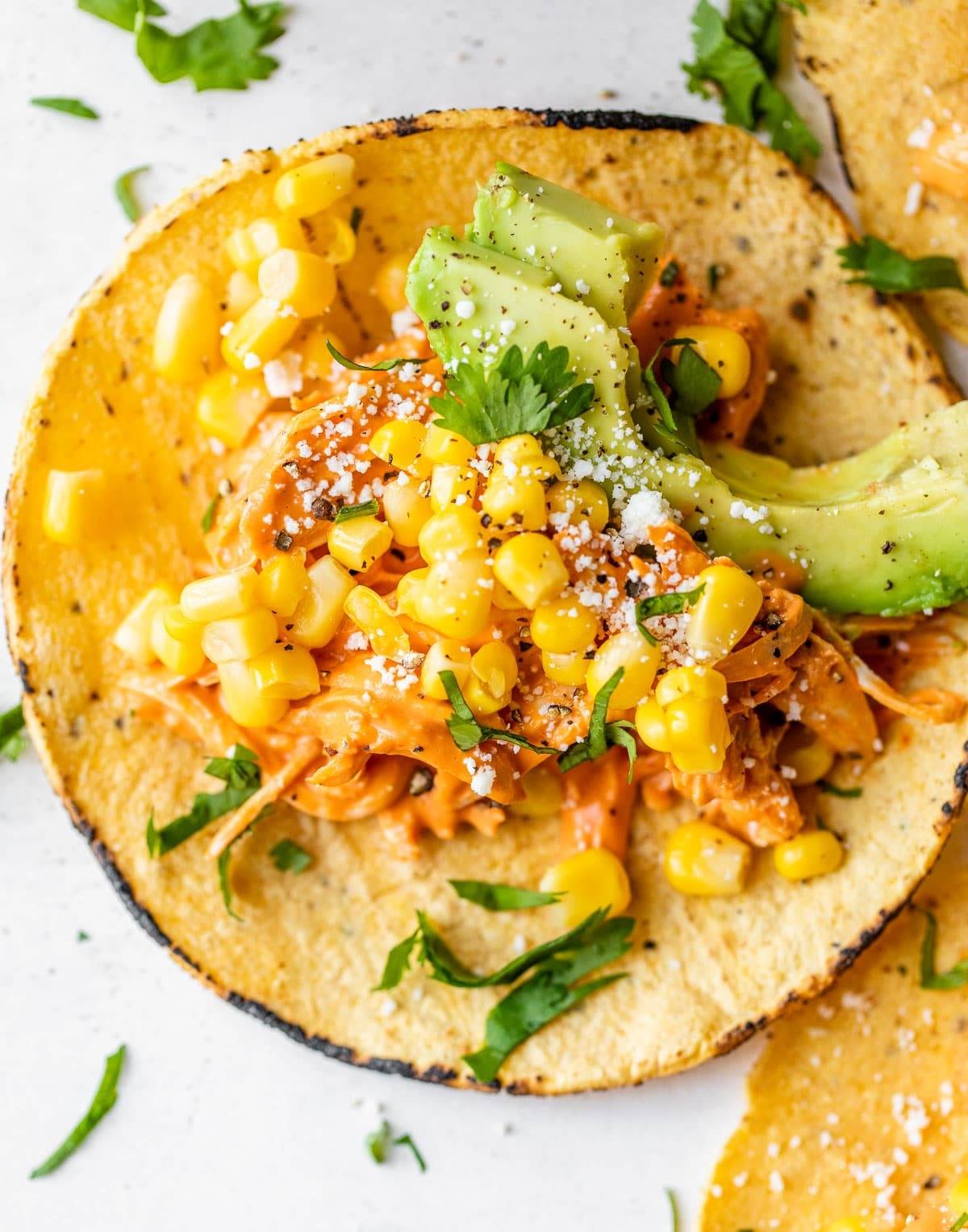 Shredded Chipotle Chicken Tacos