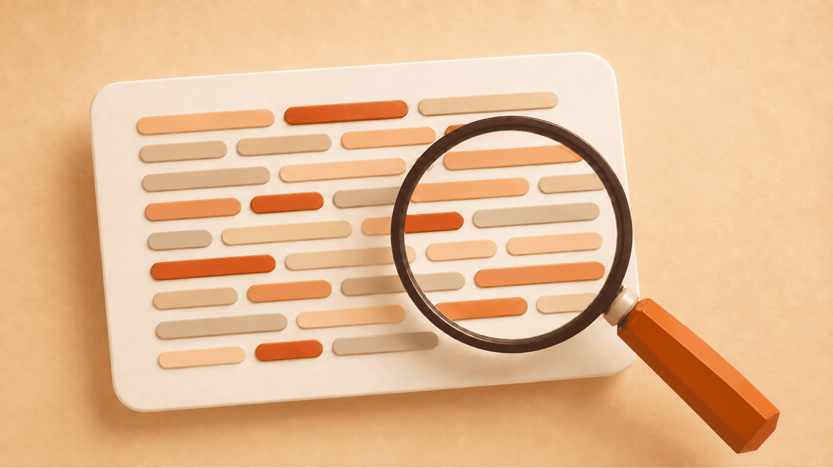 A clean block of text with a faint repeating pattern layered underneath it, like invisible ink