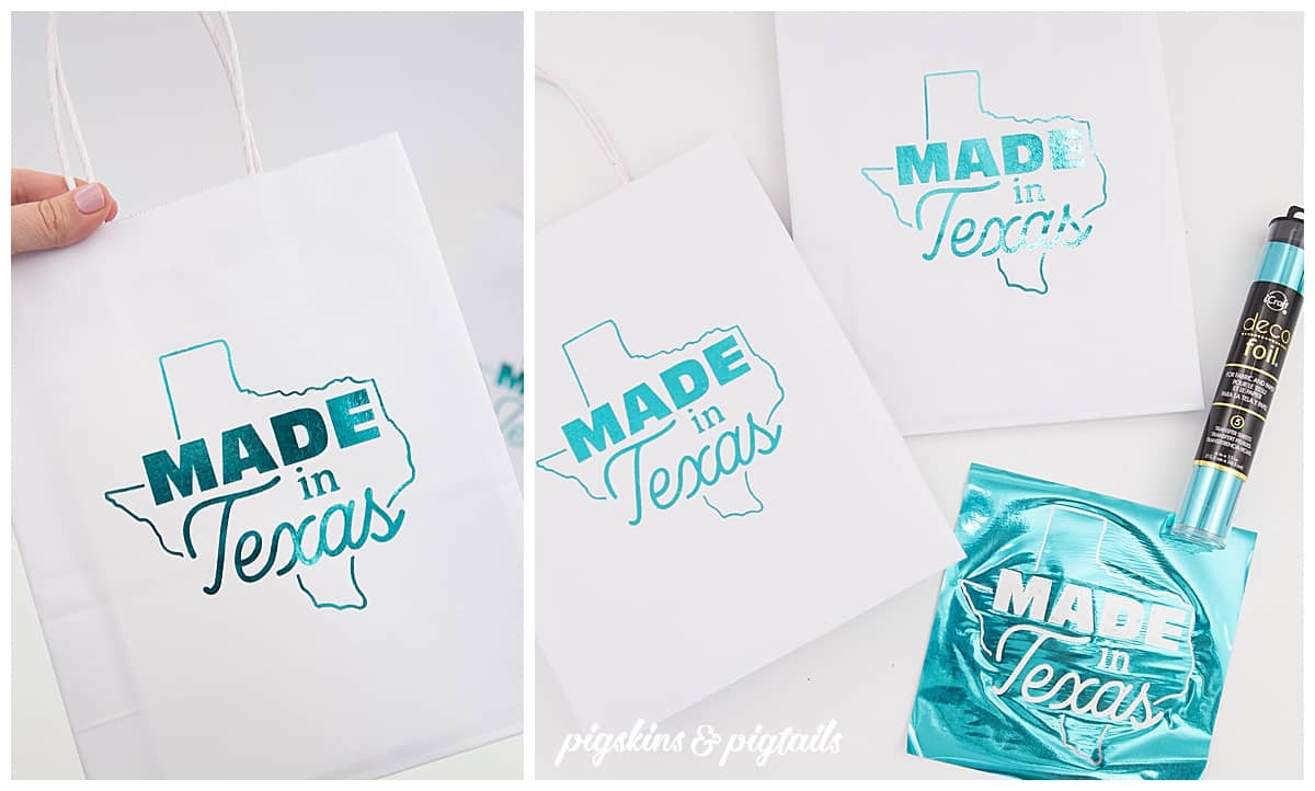 Foil + Screen Printing on Paper Bags 🤯 Pigskins & Pigtails