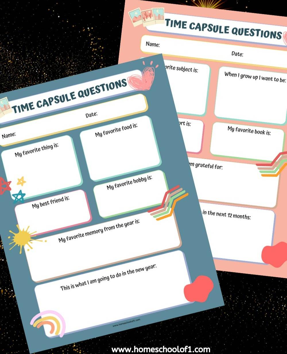 Get the free time capsule questions here!