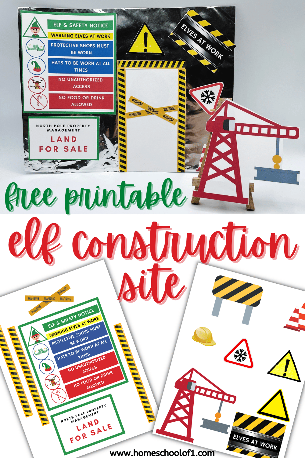 Get the free elf construction site here!
