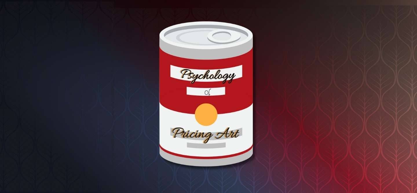 psychology of pricing art - soup can