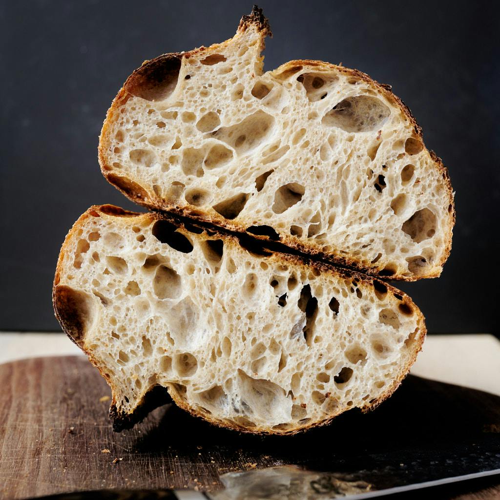 Learn to bake open crumb bread like this in the TPL Membership