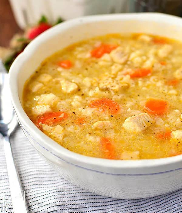 Easy Chicken and Rice Soup
