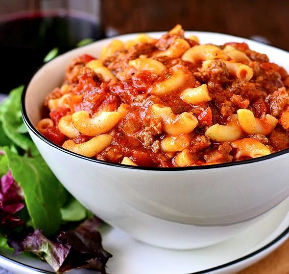 bowl of goulash