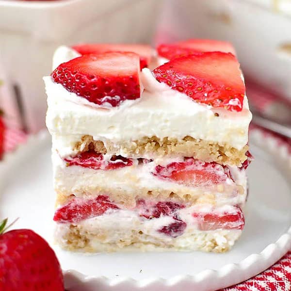 Strawberry Shortcake Icebox Cake