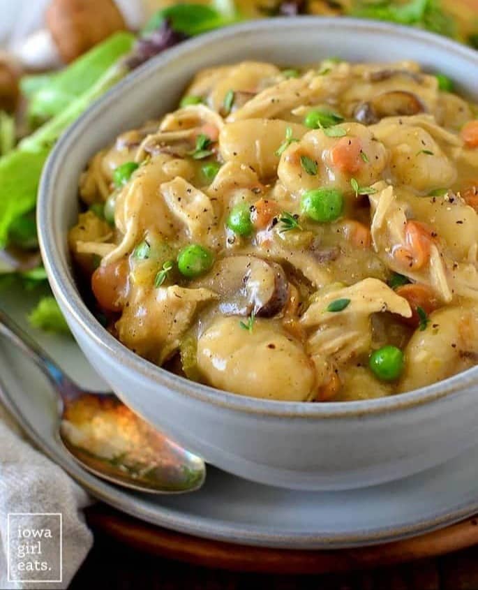 One Pot Gnocchi Chicken Pot Pie