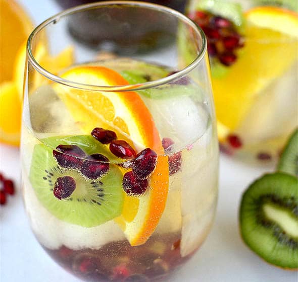 bowl of chickpea salad