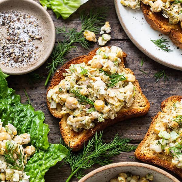 Chickpea “Chicken” Salad