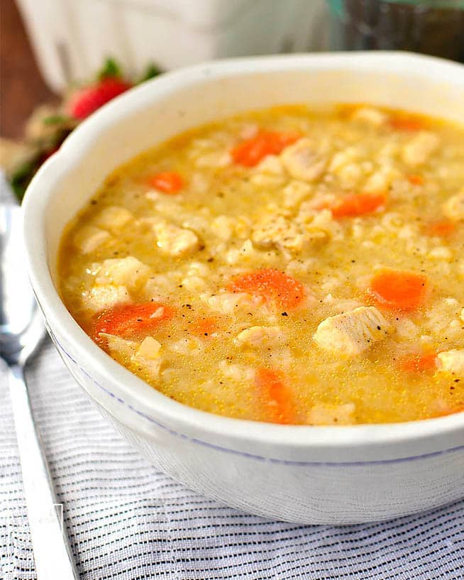 Easy Chicken and Rice Soup